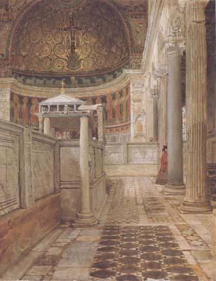 Alma-Tadema, Sir Lawrence Interior of the Church of San Clemente (mk23)